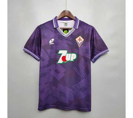 Fiorentina 92/93 Home Purple Soccer Jersey